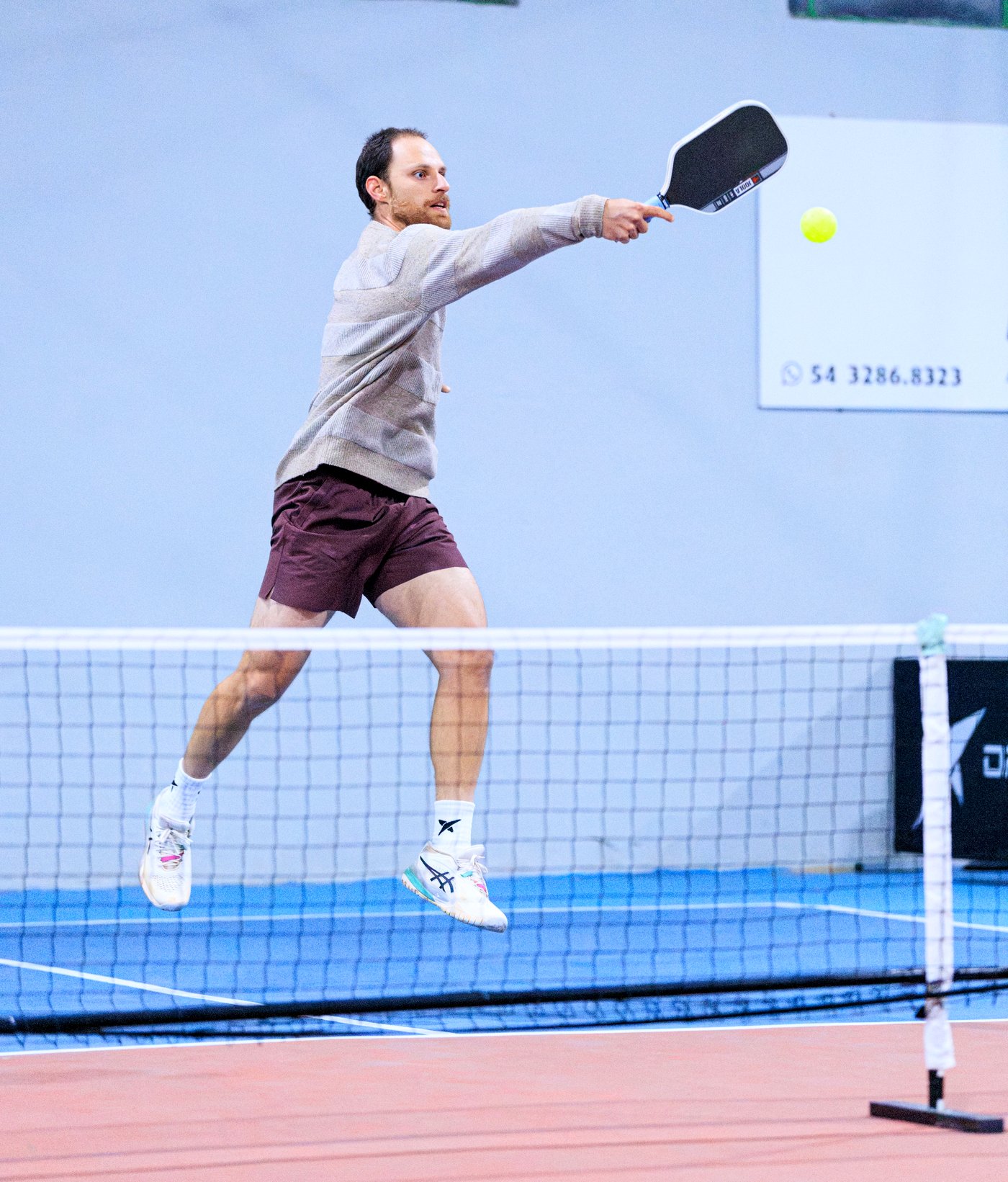 Lucas Ghisleni jogando pickleball